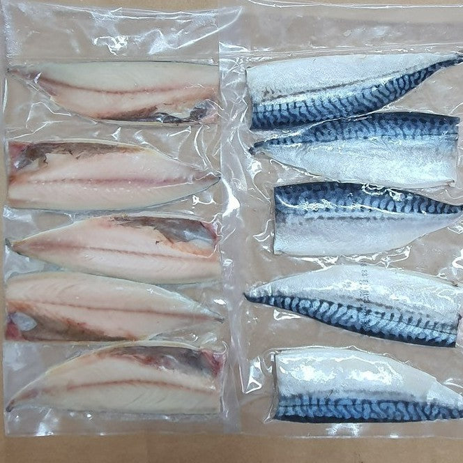 Premium Frozen Saba Mackerel Fillet 3-5pc 500G – Halal (Norway)