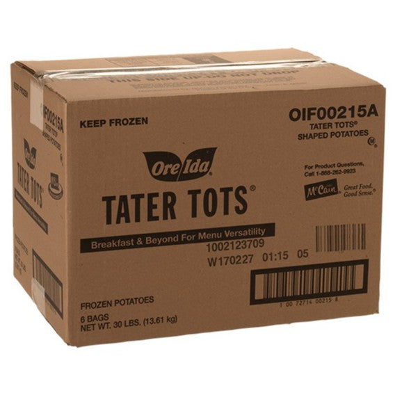 Ore-Ida® Tater Tots® 2.27kg (±235pc) | McCain Premium Halal Frozen