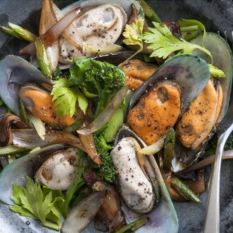 Talleys Premium New Zealand Half Shell Mussel Frozen | 1kg ±