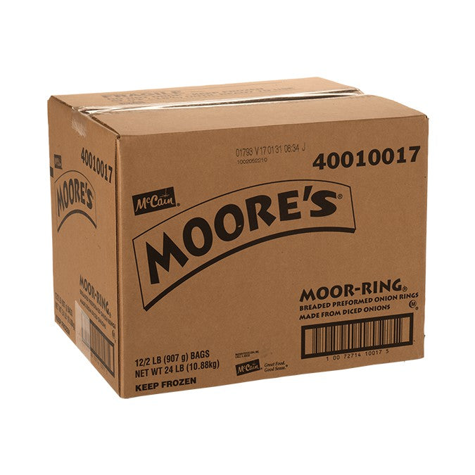 McCain Moore's® Breaded Preformed Onion Rings 907g (54pc) | Halal