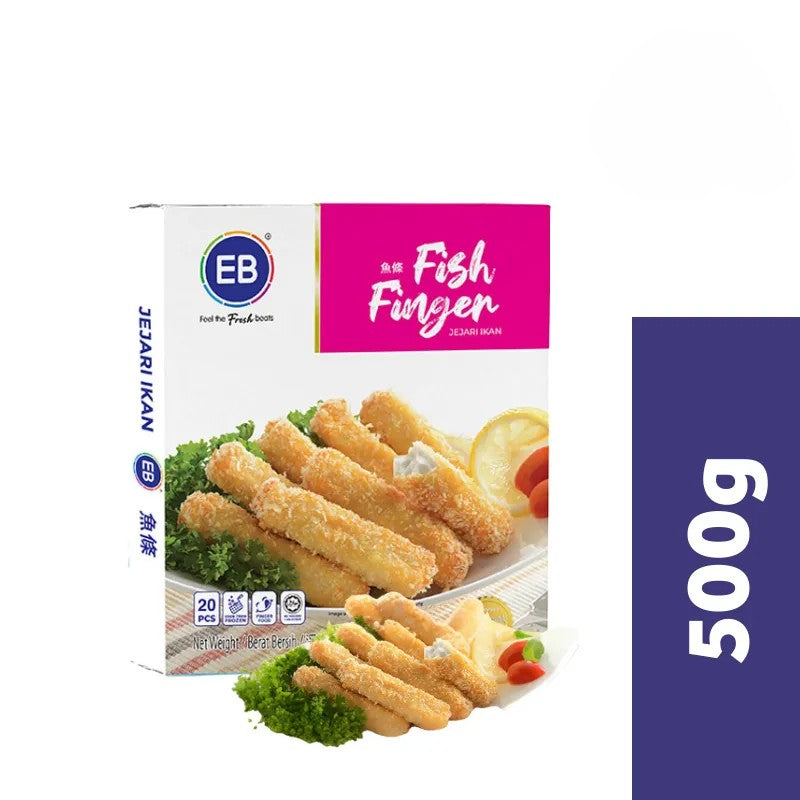 EB Premium Fish Finger 20pc 500g Frozen Halal