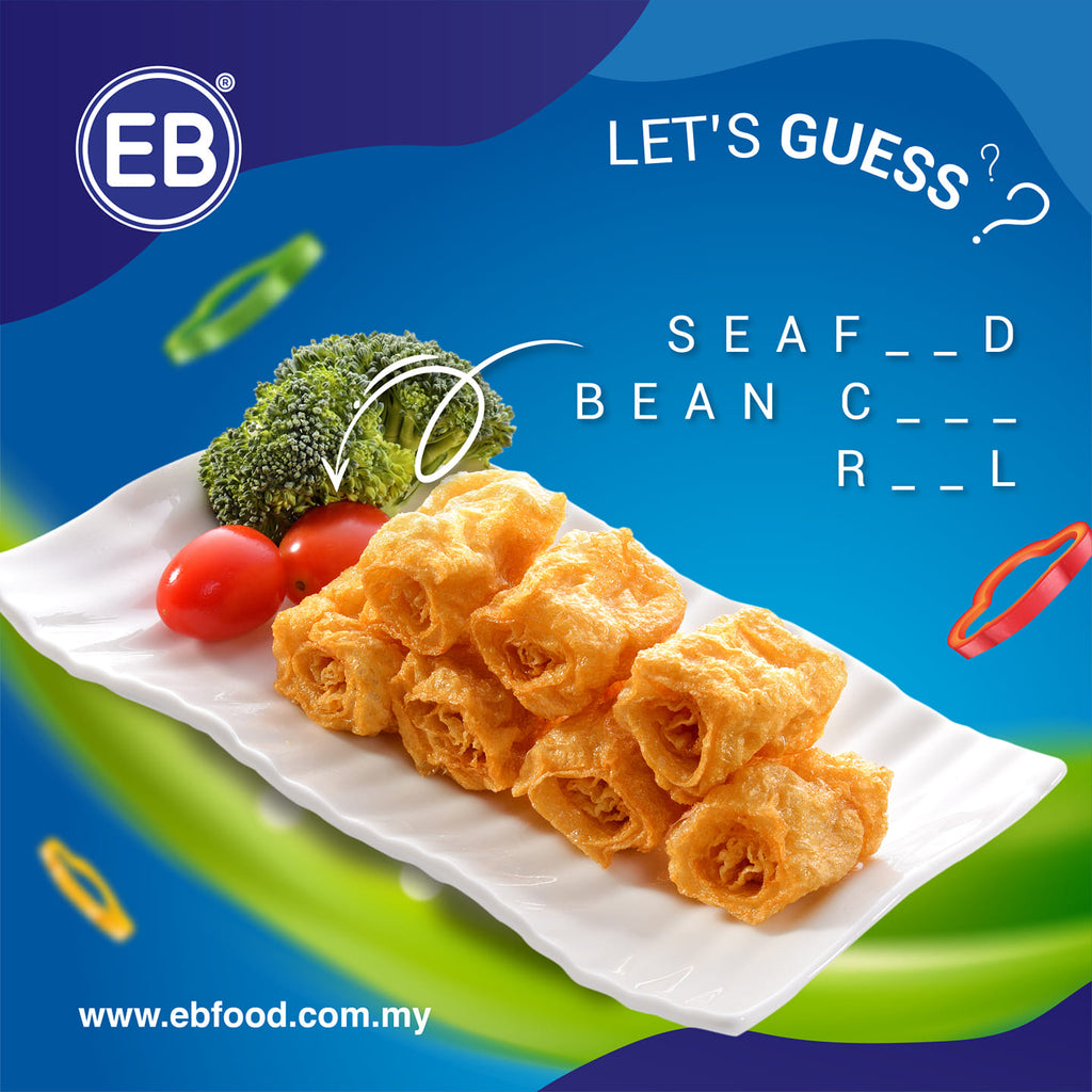 EB Premium Seafood Bean Curd Roll 23pc 300g Frozen Halal