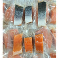 IQF Premium Atlantic Norway Salmon Fillet Steak (Boneless) 3pcs 600g± Halal