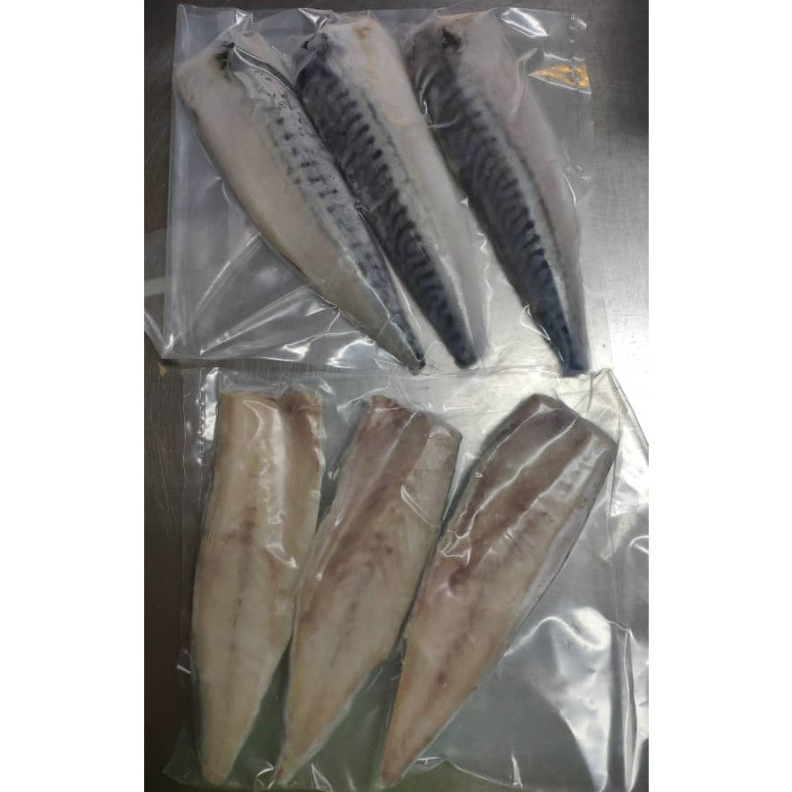 Premium Frozen Saba Mackerel Fillet 3-5pc 500G – Halal (Norway)
