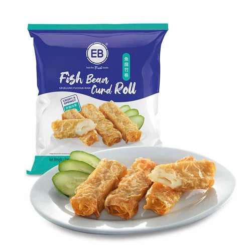 EB Premium Fish Bean Curd Roll 23pc 300g Frozen Halal