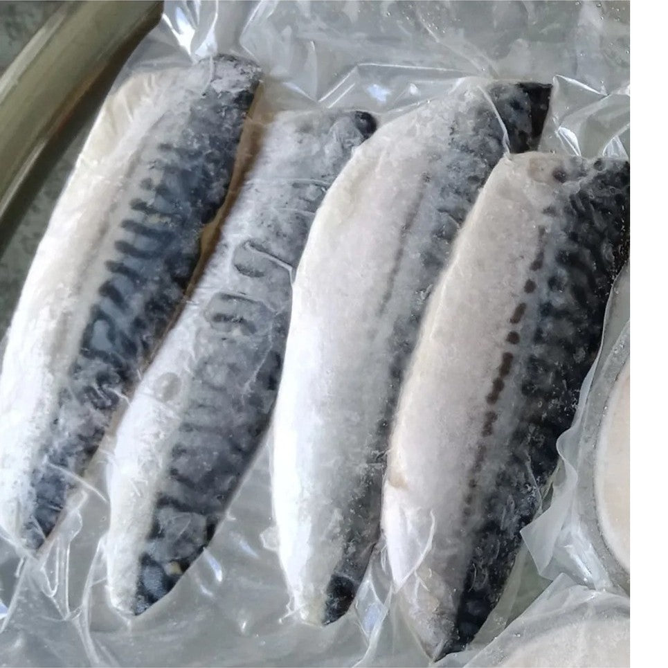 Premium Frozen Saba Mackerel Fillet 3-5pc 500G – Halal (Norway)