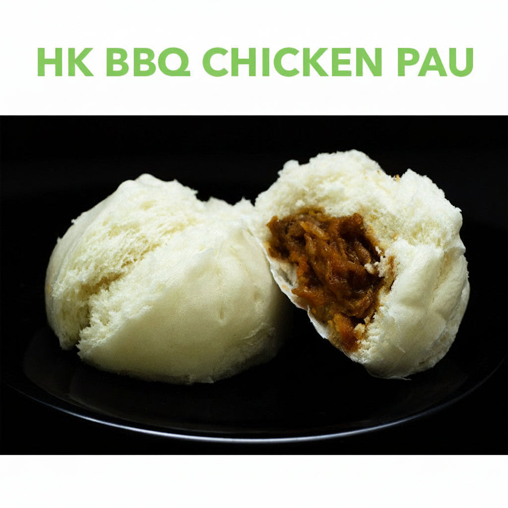 Kanika Premium Hong Kong BBQ Chicken Pau +/-55GM x 20 PCS ±1.1KG Frozen Halal