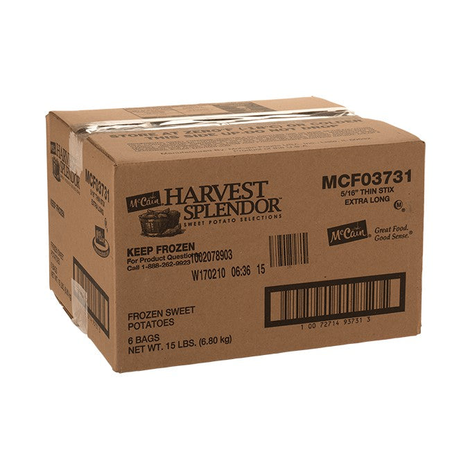 McCain® HARVEST SPLENDOR® Sweet Potato Fries 1.13kg – Halal Premium Frozen