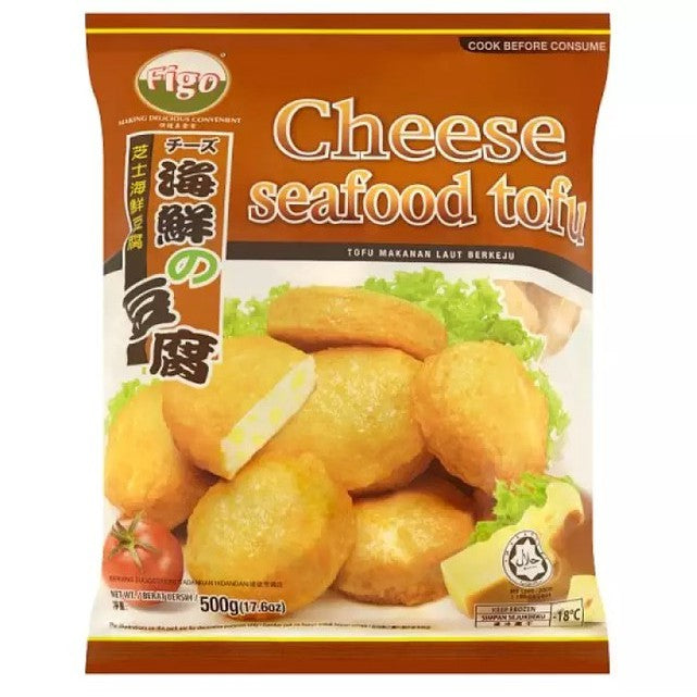 Figo Premium Cheese Seafood Tofu 500g Frozen Halal