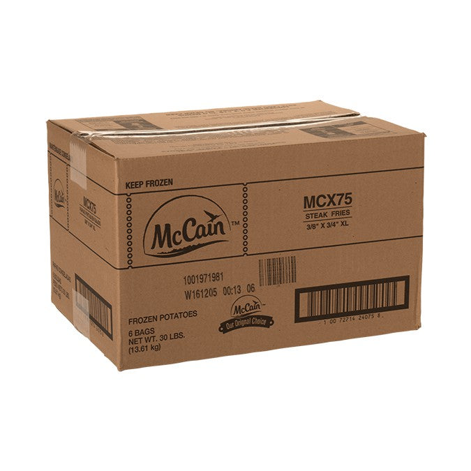 McCain® Steak Fries 2.27kg | 3/8" x 3/4" XL Halal Frozen