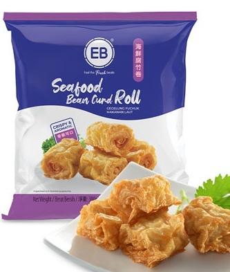 EB Premium Seafood Bean Curd Roll 23pc 300g Frozen Halal