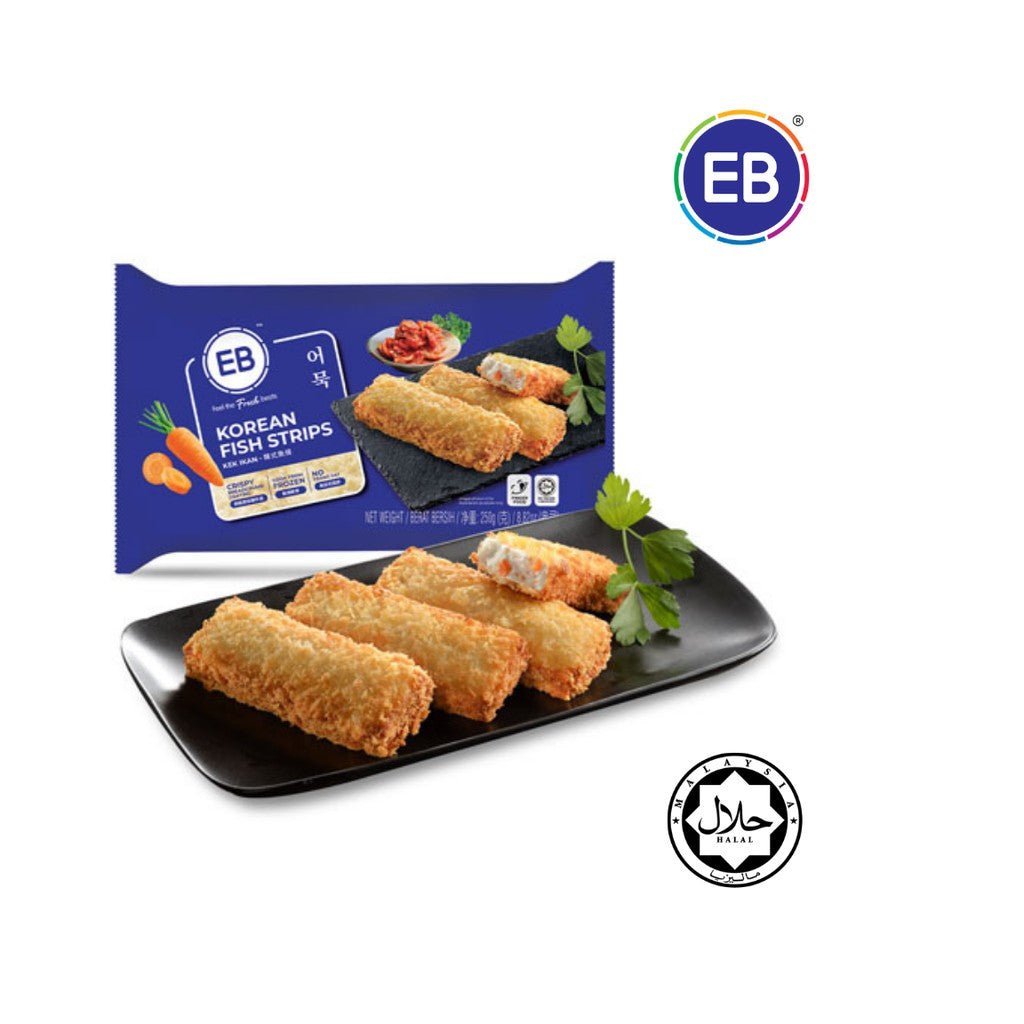 EB Premium Korean Fish Strips 5pc 250g Frozen Halal
