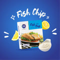 EB Premium Fish Chip 10pc 500g Frozen Halal