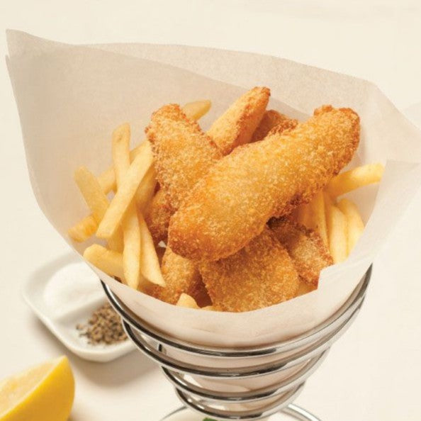 Pacific West Premium Crumbed Fish Fillet 4.8kg (120g x ~40pc) | Frozen Halal