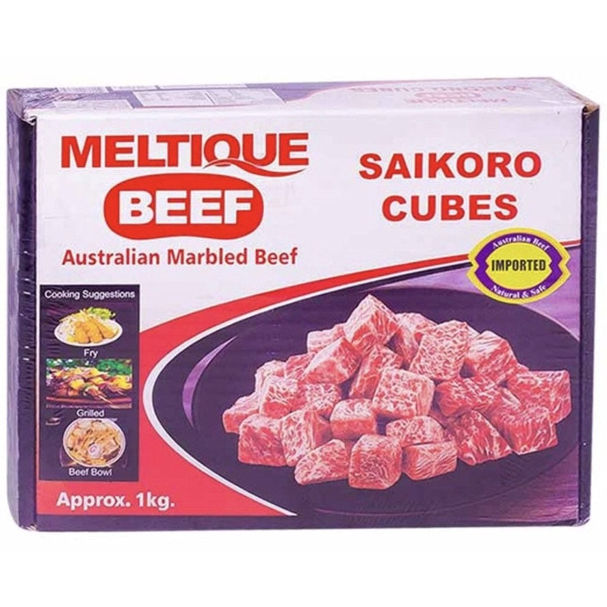 Australia Premium Halal Meltique Beef Saikoro Cube 250g Frozen