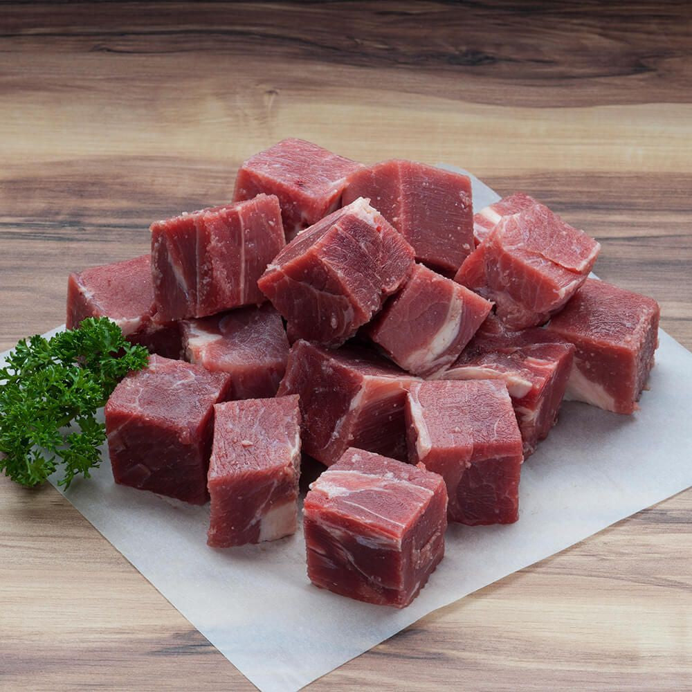 Premium Halal Beef Meat Cube (Boneless) 250g-1kg± Frozen