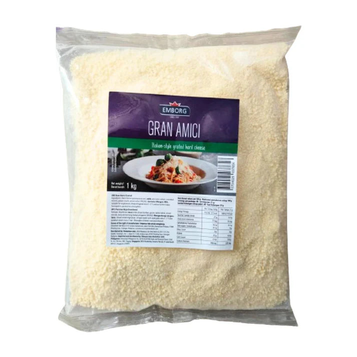 Emborg Gran Amici Parmesan Cheese 1Kg Premium Halal