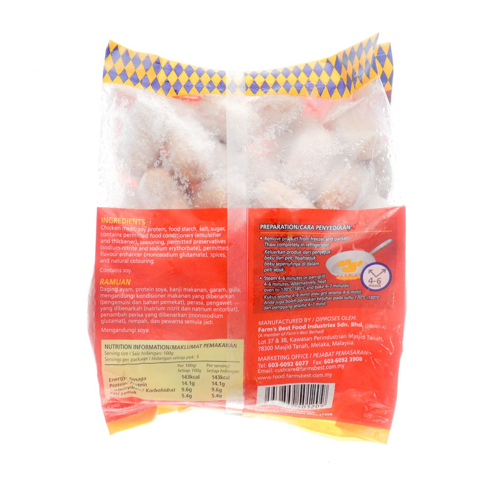 Farm's Best Premium Chicken Cocktail Sausage Sosej Ayam Hot Dog 1Kg