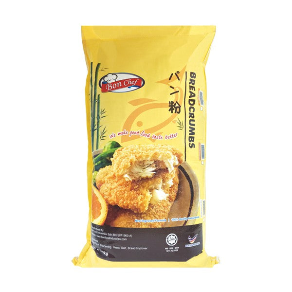 Premium Halal Bon Chef Breadcrumbs White JK400 / Golden Red CK377 Japanese 1Kg / 10Kg