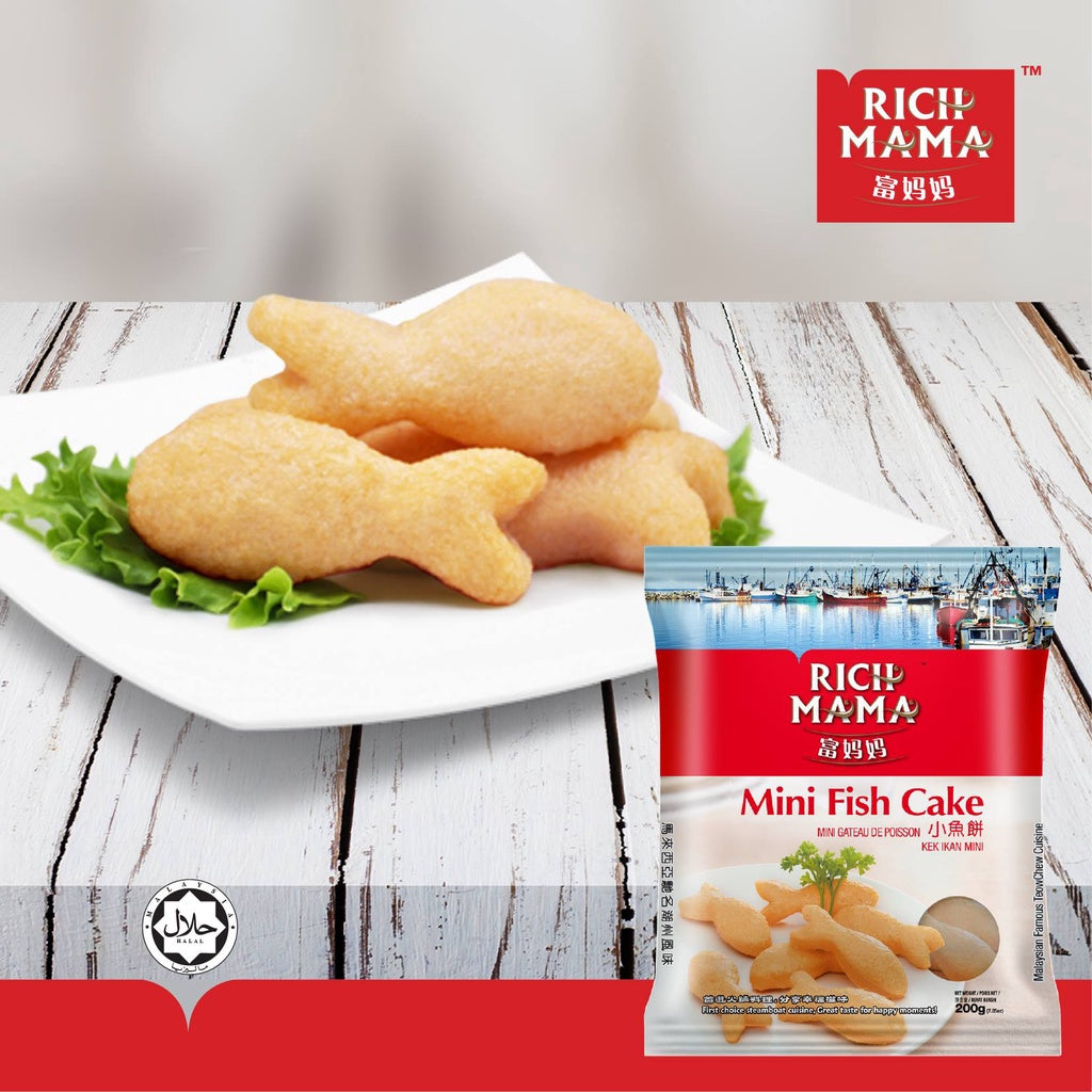 Fusipim RichMama Mini Fish Cake 250g Frozen Kids Friendly Halal Premium