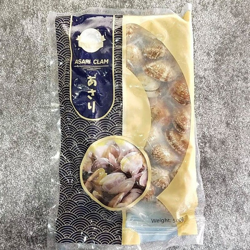 Premium Frozen Boiled Asari Clam 500g (30/40 count)