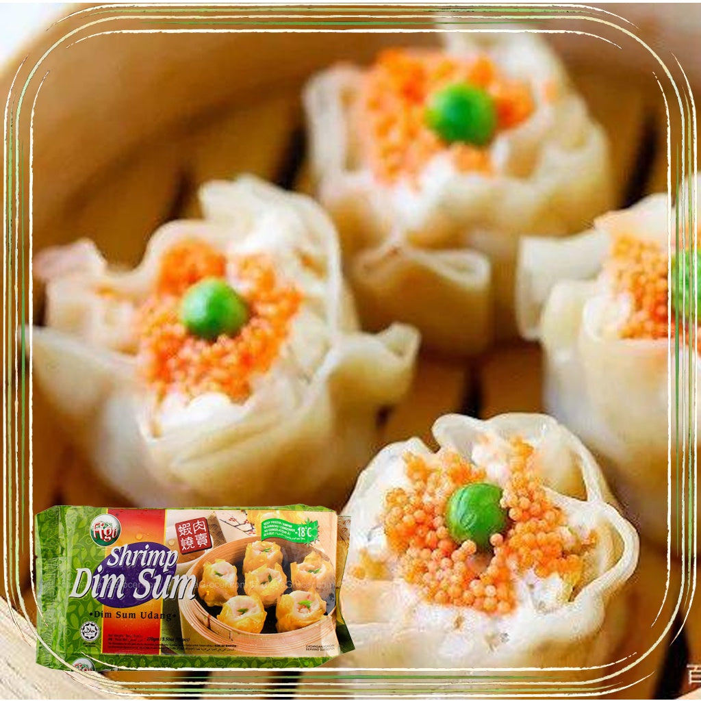 Figo Premium Shrimp Dim Sum (Siew Mai) 270g / 15pcs (Frozen) – Halal | Udang Prawn