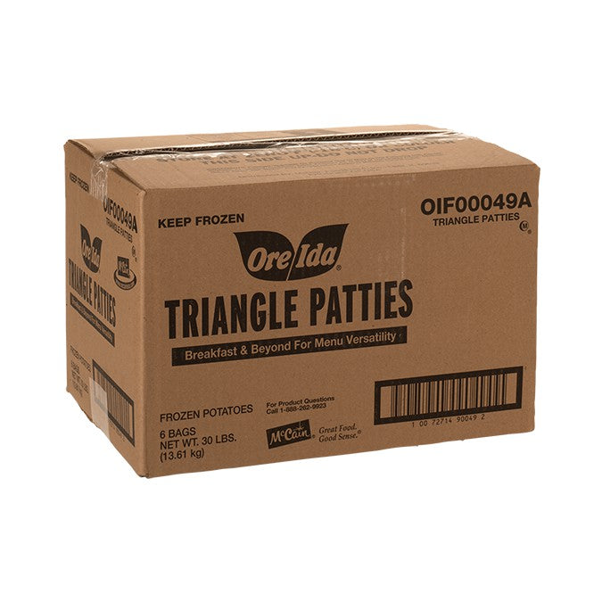 McCain Ore-Ida® Premium Hash Brown Triangles 2.27kg (~40pcs) | Frozen Halal