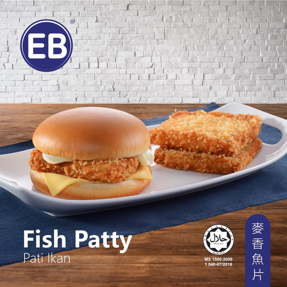 EB Premium Fish Patty 8pc 500g Frozen Halal