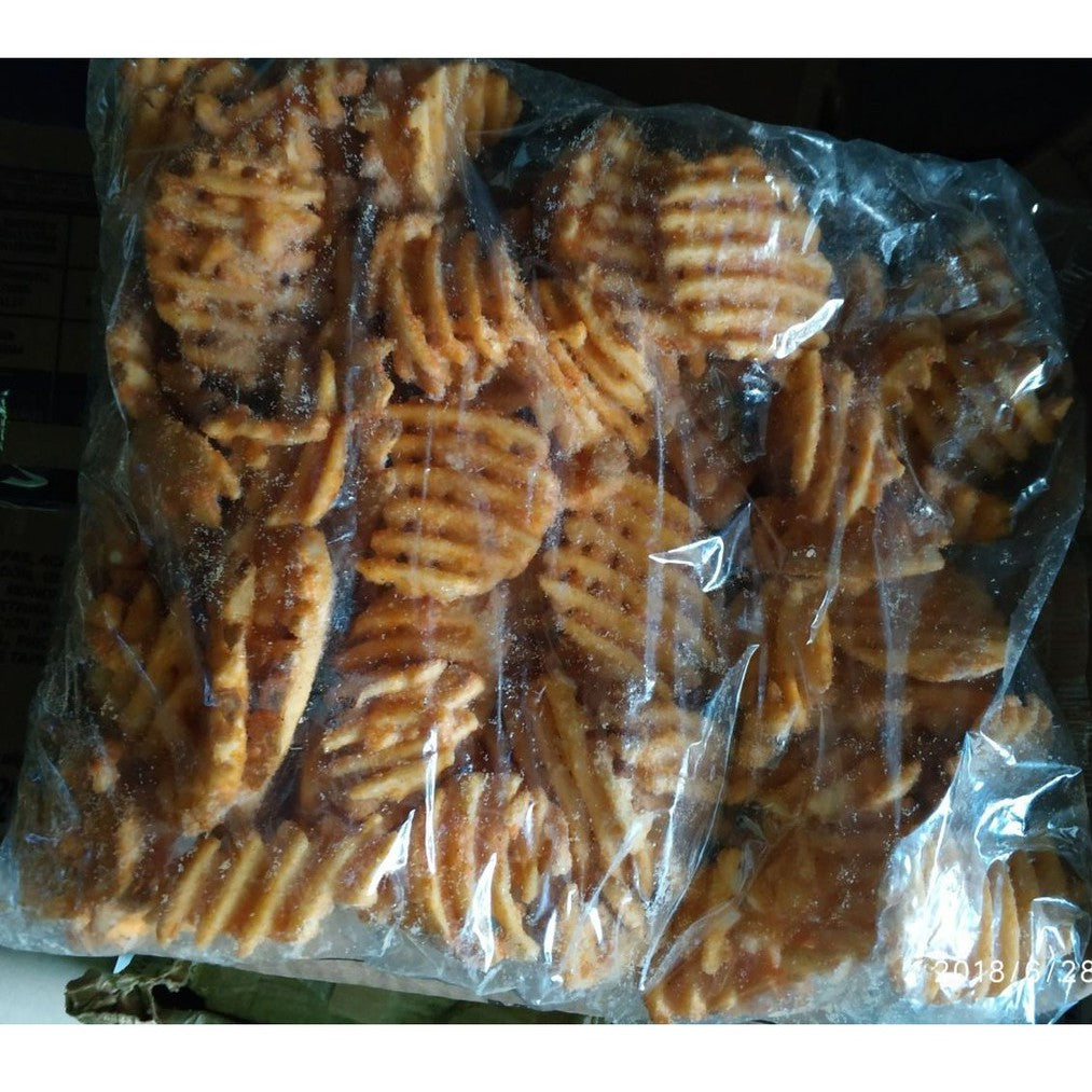 McCain® Redstone Canyon® Skin-On Waffle Fries 2.04kg (30pc) | Crosstrax Halal Premium Frozen
