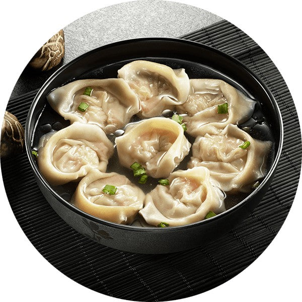 EB Premium Shrimp Wanton With Mushroom Seasoning 12pc 160g Frozen Halal