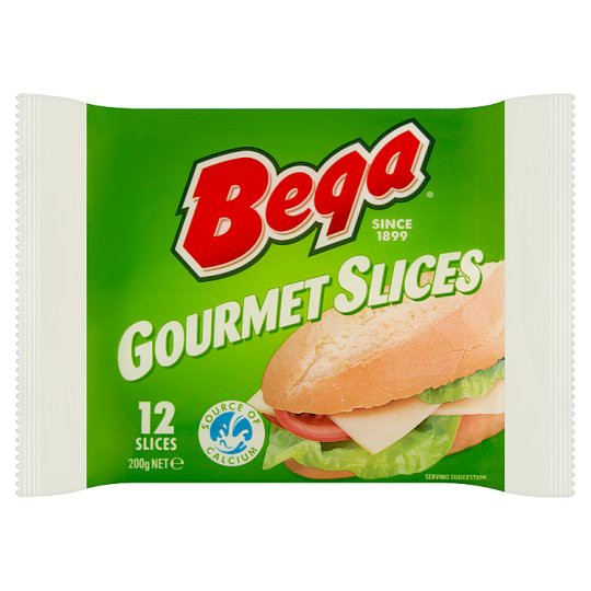 BEGA Gourmet Cheese Slices 12pc 200g Premium Halal