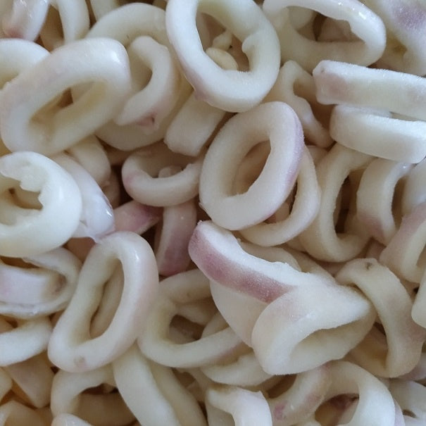 Premium IQF Squid Ring Clean Skin On 1kg | Frozen Halal