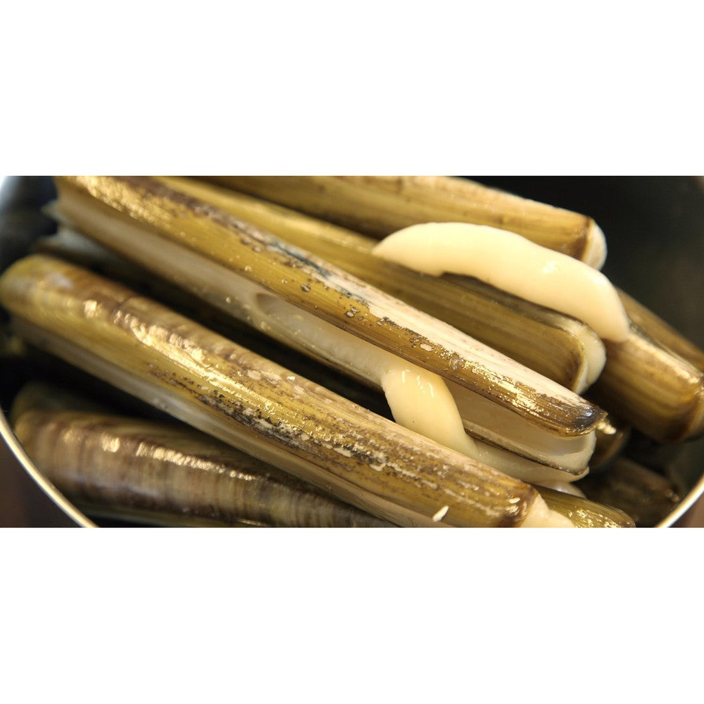 Premium Frozen Bamboo Clam / Razor Clam (Lala) 1Kg±