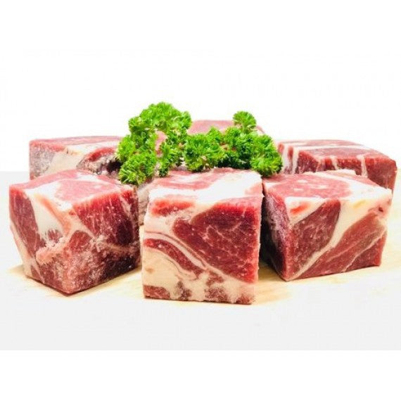 Australia / New Zealand Boneless Mutton Trunk Meat Cubed 2" 500g-1Kg± Frozen Halal