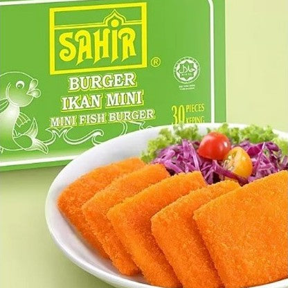 Sahir Premium Mini Fish Burger 30pcs Frozen Halal