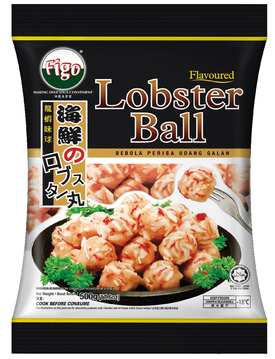 Figo Premium Lobster Ball 500g (Frozen) – Halal | Bebola Lobster