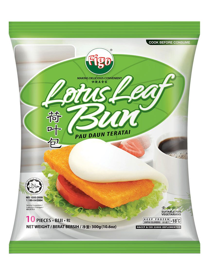 Figo Premium Lotus Leaf Buns 300g / 10pcs (Frozen) – Halal