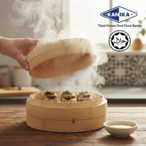 Kanika Premium Mushroom Dumpling 15 PCS 375GM (+-) Frozen Halal Dim Sum