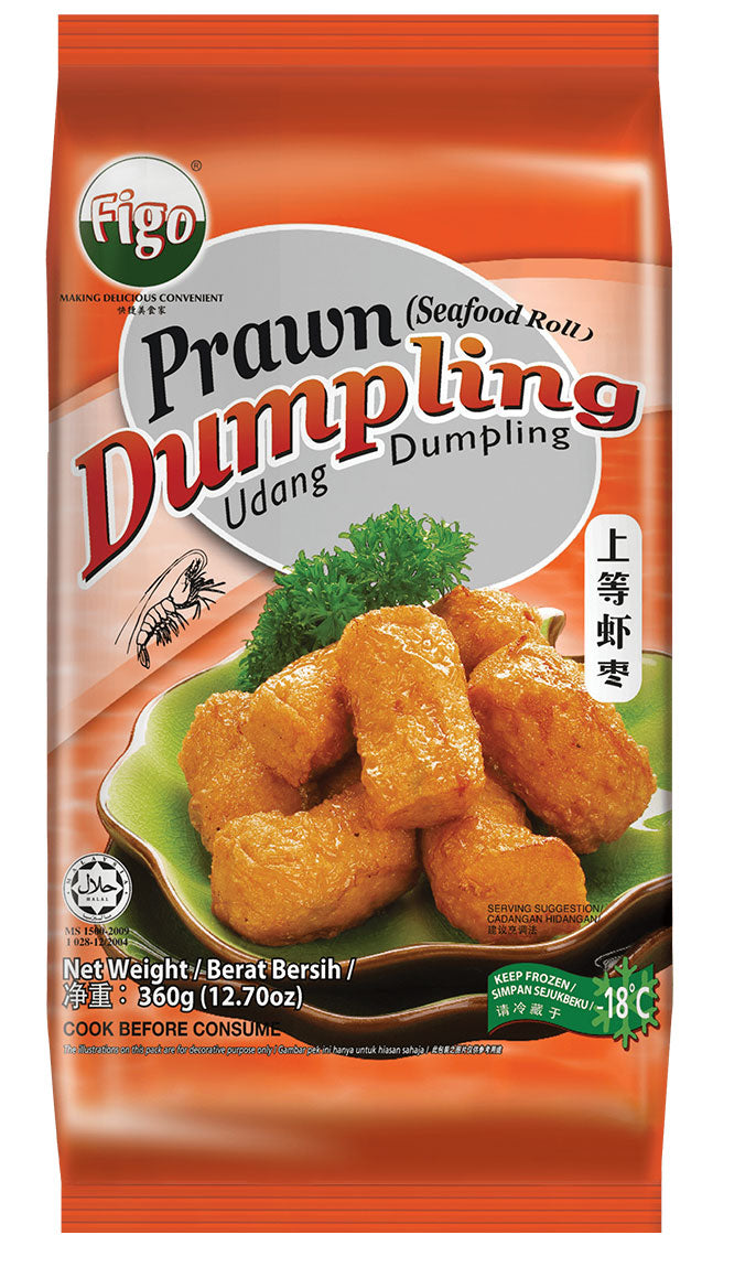 Figo Premium Prawn Dumpling 360g / 20pcs (Frozen) – Halal