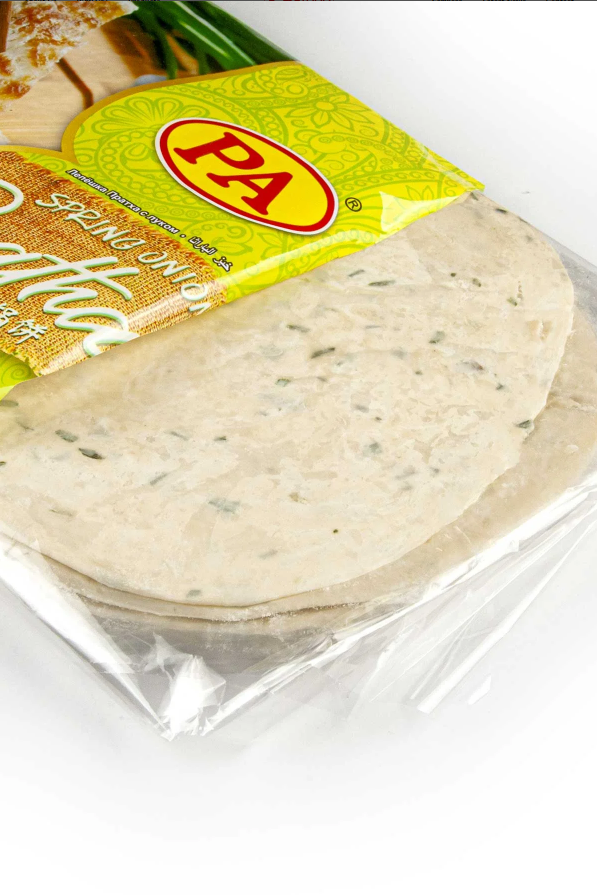 Pau Ahmad PA Premium Roti Paratha Spring Onion (5pcs x 80g) | Halal Frozen