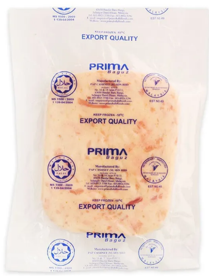 PrimaBaguz Premium Chicken Toast Slice 500gm Halal
