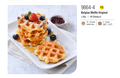 Premium Belgian Waffle Original 4pcs x 50g (Frozen) – Halal