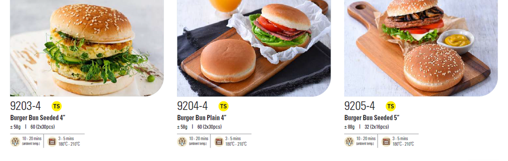 Premium Burger Bun (Frozen) – Halal