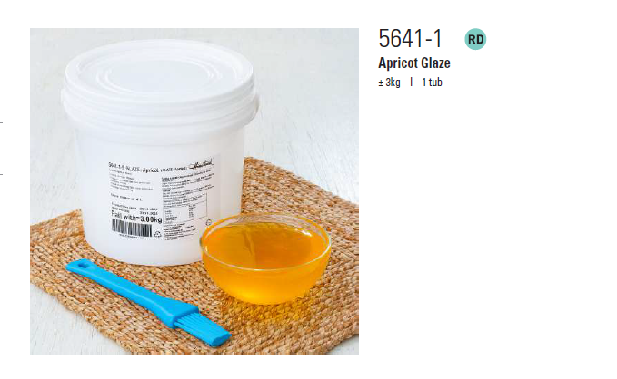 Premium Apricot Glaze 3kg/Tub – Halal