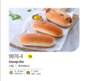 Premium Sausage Bun & Burger Bun Oblong (Frozen) – Halal