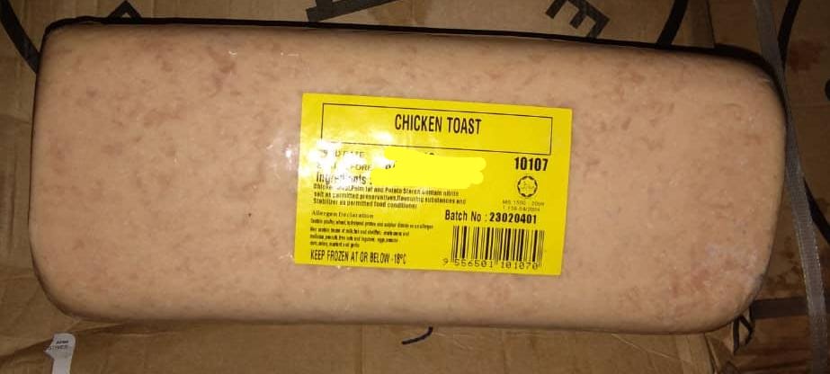 PrimaBaguz Premium Chicken Toast Slice 500gm Halal