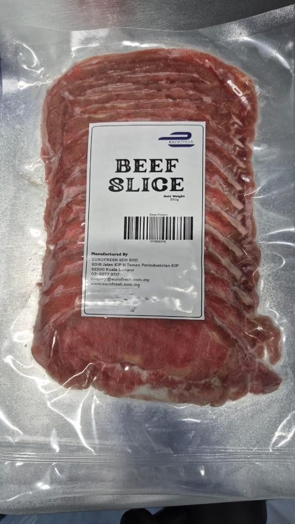Premium Halal Beef Shabu-Shabu Slices 150g± (12 pcs) Frozen | Daging Lembu Potongan Shabu-Shabu