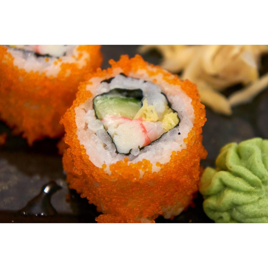 Premium Tobiko Orange Flying Fish Roe 500g | Halal Frozen | Japan Import