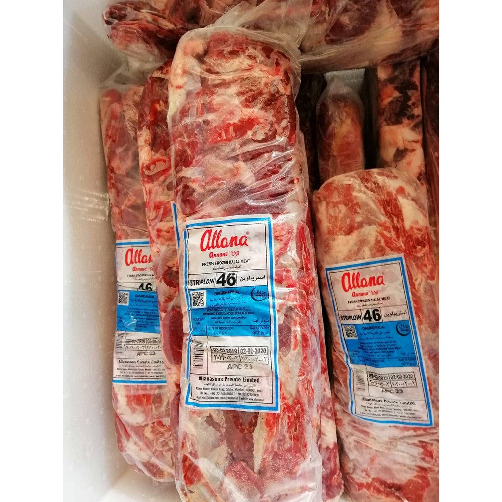 Premium Grass Fed Beef Striploin Frozen | Halal | Australia / NZ / Brazil / India
