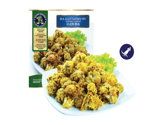 Nikudo Premium IKA (CUTTLEFISH) FRY 300g Halal Frozen IKA (SOTONG) GORENG 日式炸墨鱼